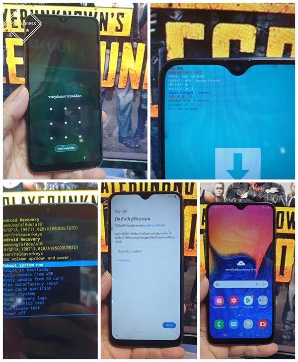 unlock-passcode-sreen-lock-and-frp-samsung-A10-4 ปลดล็อคหน้าจอและบัญชี google samsung A10-4